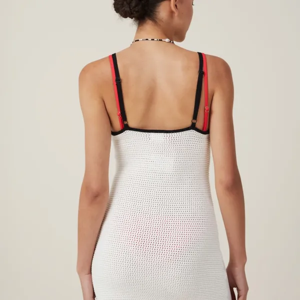 Cotton On Keyhole crochet mini dress - Image 2