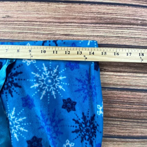 Old Navy Christmas Pajama Pants Womens S Blue Bear Snowflake Winter Lounge - Image 6
