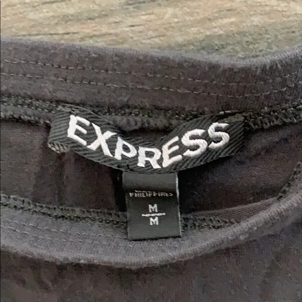 Express dark gray skater skirt - Image 2