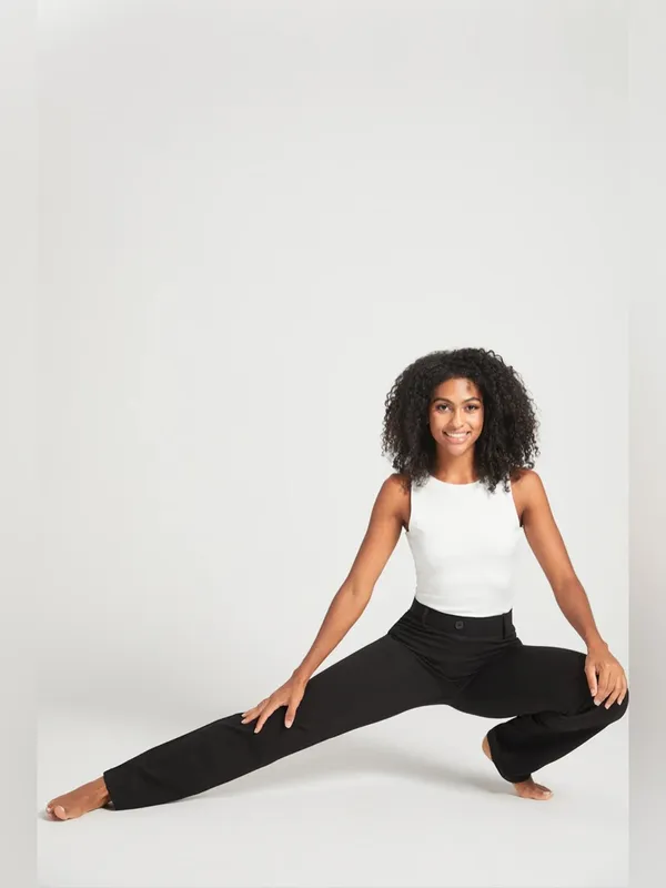 Betabrand NW(partial tag) blue Straight-Leg Pant two-pocket - yoga - Image 4