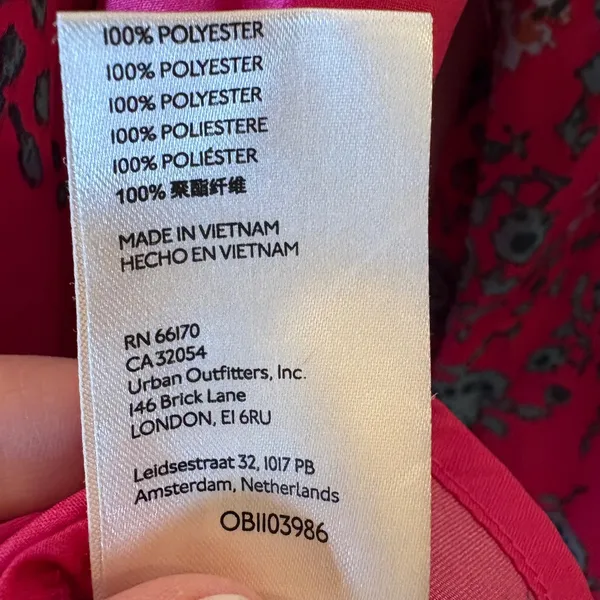 Free People Run Free‎ Blouse in Pink Combo Size XS - Image 7
