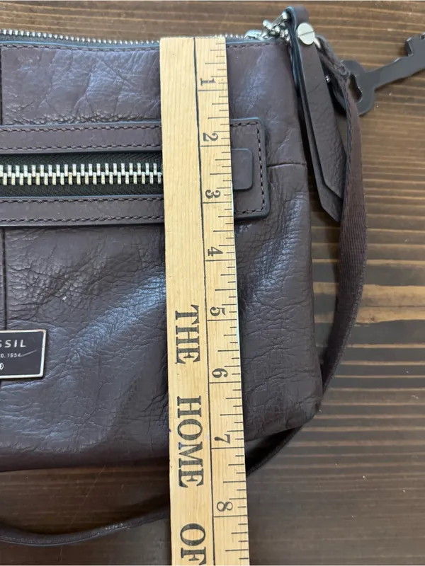 Fossil dawson leather crossbody - Image 6