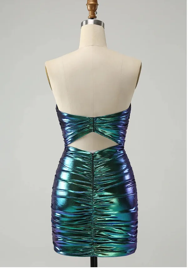 Teal Homecoming Dress - Image 2