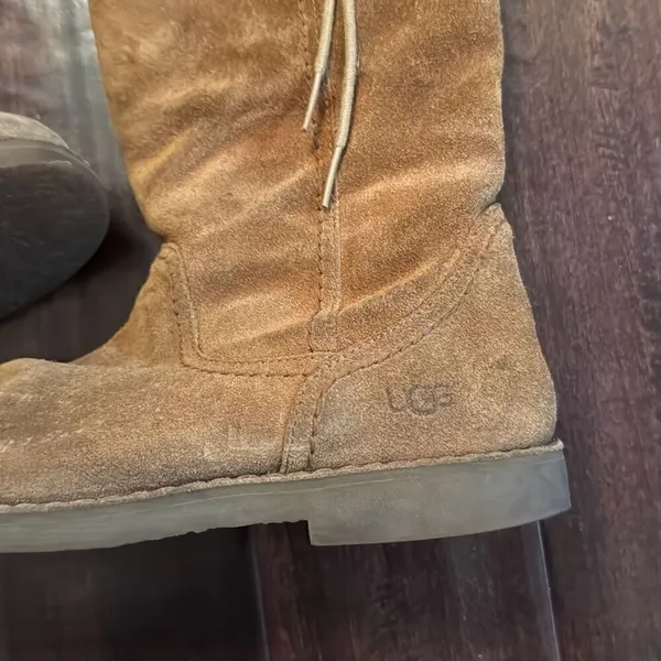 UGG Australia 3301 Rayanne Lined Casual Side Zip Brown Boots‎ Women’s Size 5 - Image 2