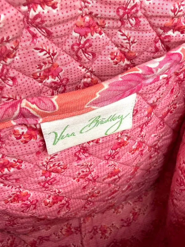 Vera Bradley Lunch Tote Bag in Retired Y2K Hope Toile Print Vintage Pink Orange - Image 4