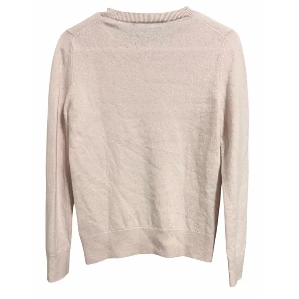 Quince‎ Mongolian Cashmere Crewneck Sweater Light Pink Women's Size Small - Image 2