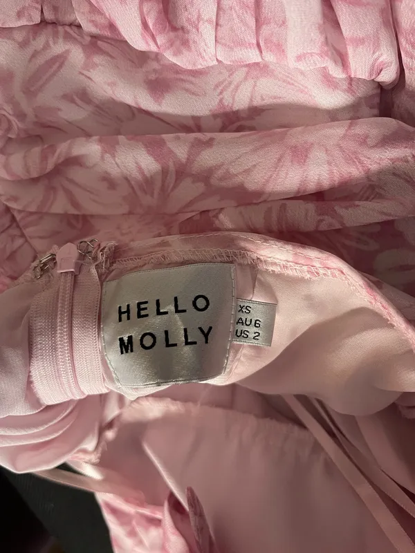 Hello Molly Pink Mini Dress - Image 5