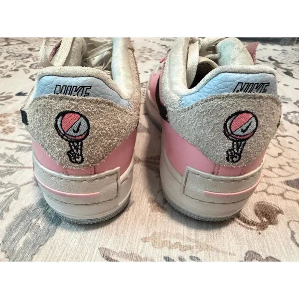 Nike Air Force 1 Shadow Hoops Pack Soft Pink Shoes DX3358-100 8.5 - Image 4