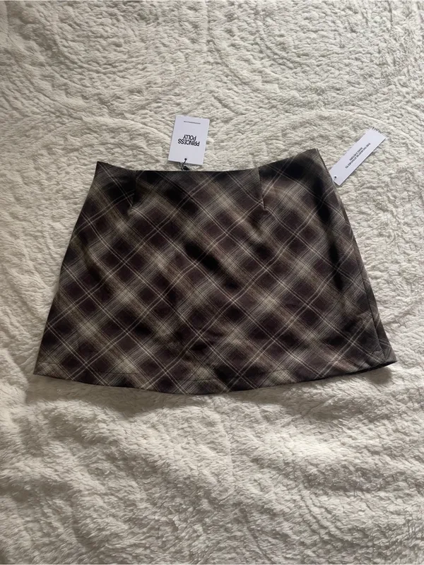 NWT Princess Polly Carlena Mini Skirt Multi-Check - Image 4