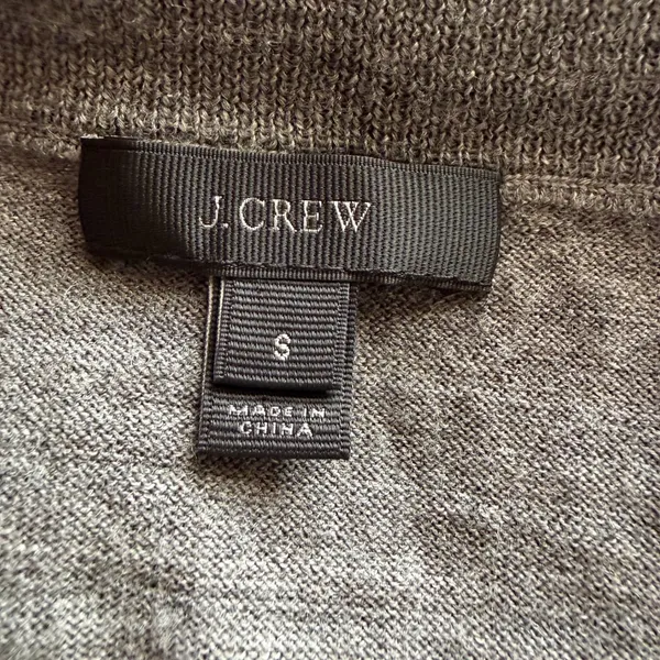 J. Crew long sleeve crewneck pullover wool sweater top women's size small - Image 6