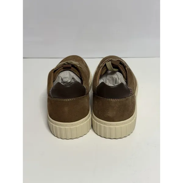 Four Brothers The Nice Oxford Brown Leather Lace-Up Casual Sneakers Men's 8 New - Image 3