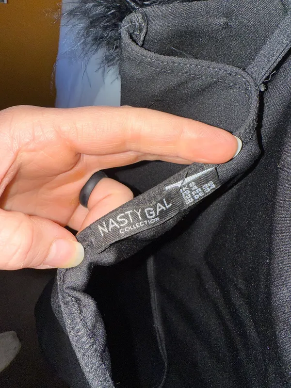 Nasty Gal Dress Mini Black - Image 3