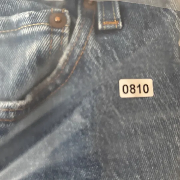 Levis 501 Skinny Jeans Womens 24x28 Medium Wash Blue Denim 29502-0167 High Rise - Image 6