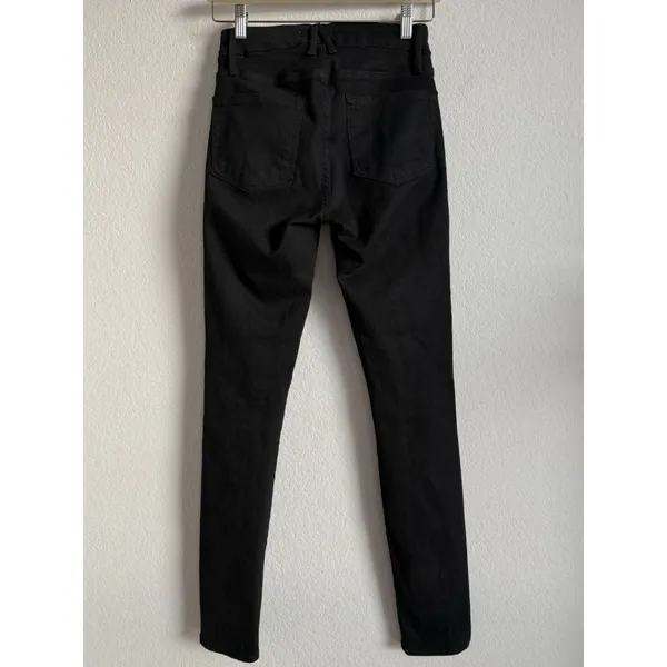 Good American Good Legs Black Skinny Jeans Women's Size 0/25 Stretch‎ GAGL403 - Image 6