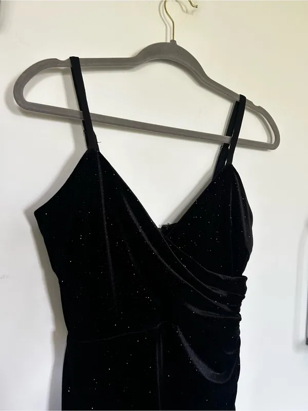 Cosmopolitan‎ Dress the Population Black Sequin Sparkle Mini Dress Size Small - Image 3