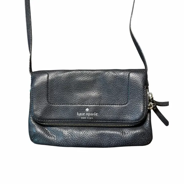 Kate Spade Black Pebbled Leather Crossbody Bag - Image 2