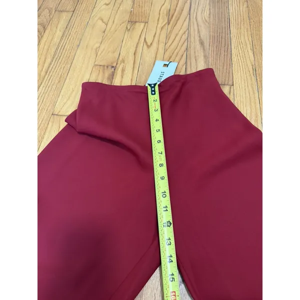 Staud NWT Stroll Pant in‎ Pomegranate Red Size Small - Image 9