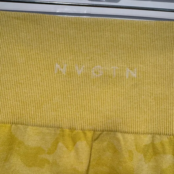 Yellow NVGTN camo Leggings‎ - Image 3