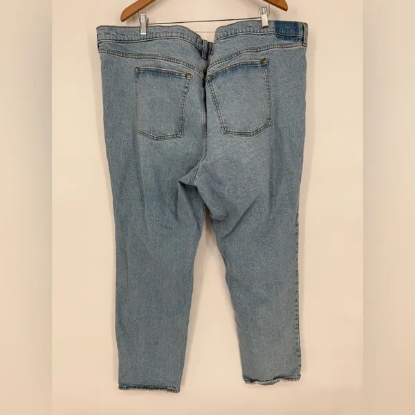 Abercrombie & Fitch The Straight Mid‎ Rise Jean Women's Size 37 - Image 9