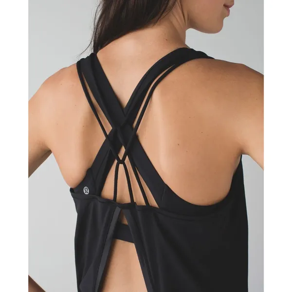 Lululemon Sweaty Or Not Runsie Mini Romper Black Size 4 / W8612S / Open Back - Image 3