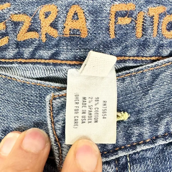 Abercrombie Ezra Fitch Women's Vintage Y2K Low Rise Bootcut Jeans Size 30 USA - Image 8