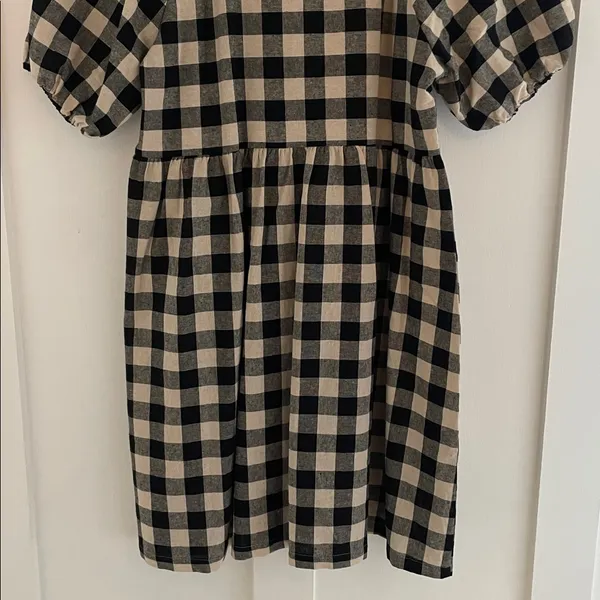 MODCLOTH x PRINCESS HIGHWAY Isabelle Dress Gingham Plaid Cotton Linen Size 10 - Image 10