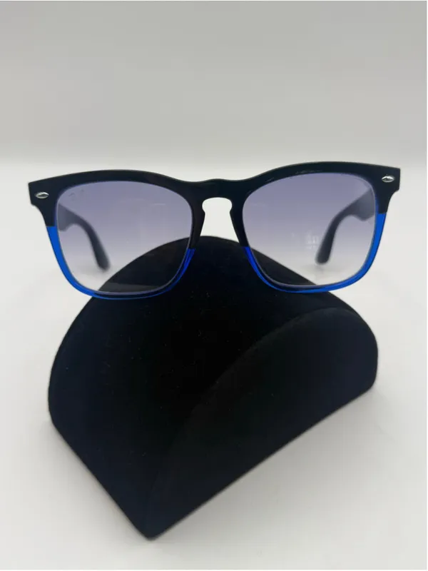 Ray-Ban Steve RB4487 6632/19 Sunglasses Black Blue Gradient 54-18-145 Italy - Image 2