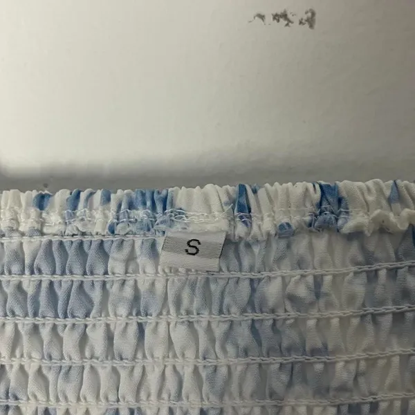 Unbranded Women's Blue and White Dress - Image 4