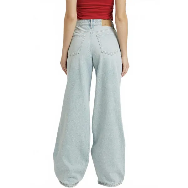 Pacsun Jessie High Waisted Baggy Jeans Light Indigo NWT Joanie Size 27 - Image 3
