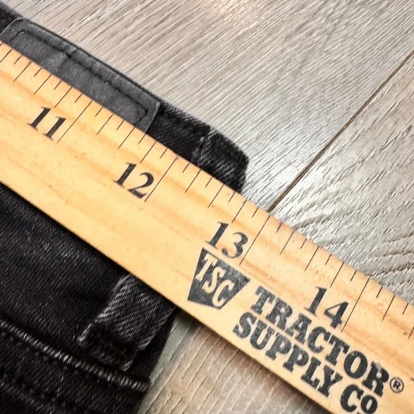 American Eagle AEO Jeans Black Distressed Skinny‎ High Rise Long Size 2 - Image 13