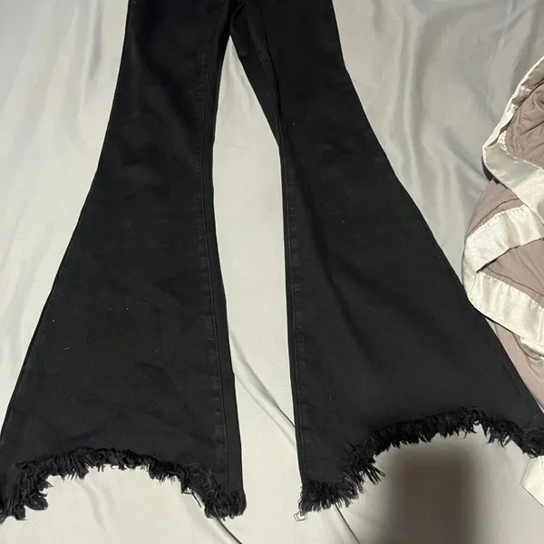 Insane Gene- Revival Black High Rise Super‎ Flare size 0 - Image 6