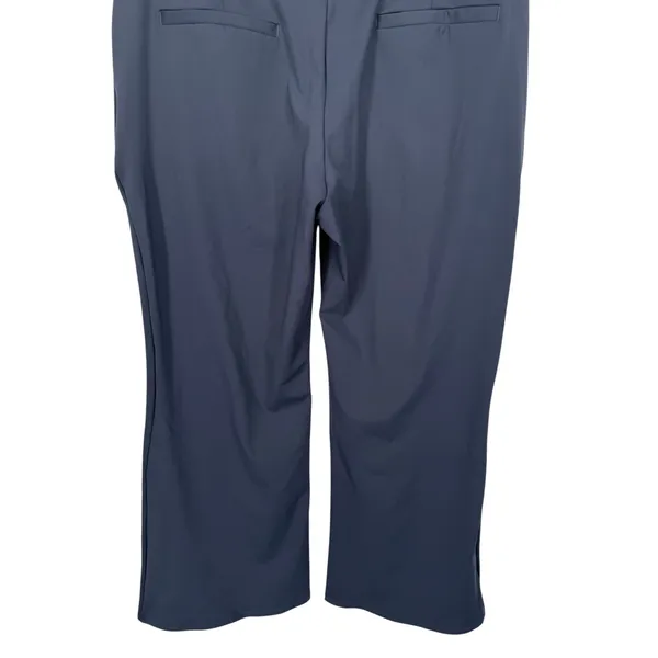 NWT Halara Flex High Waisted Pocket Work Flare Pants Navy Blue Size XLP - Image 11