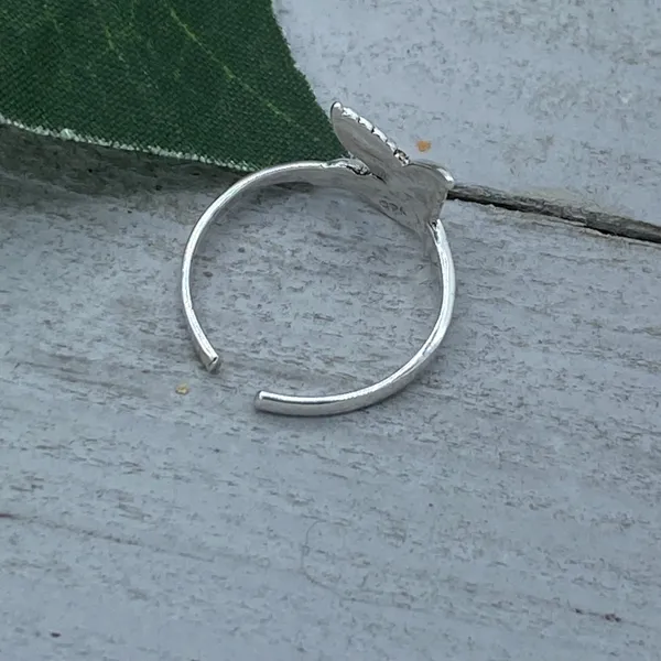 Flying Bird Sterling Silver Toe Ring Midi Ring - Image 2