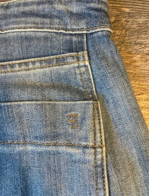 Pilcro Anthropologie The Kenna Mid-Rise Heritage Barrel Wide Leg Ankle Jeans 28 - Image 5