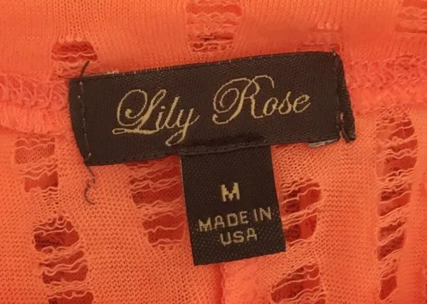 Lily Rose Neon Fashion Tee Size Medium - Image 3