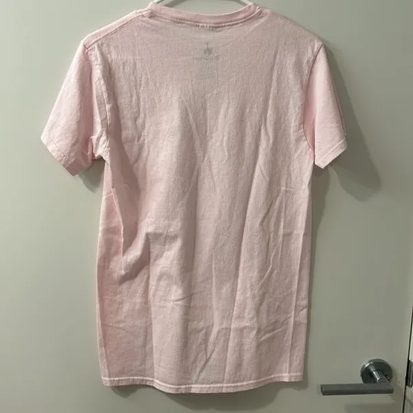 Disney Parks Minnie Mouse Pink 100% Cotton Short Sleeve T-Shirt Size Small - Image 4