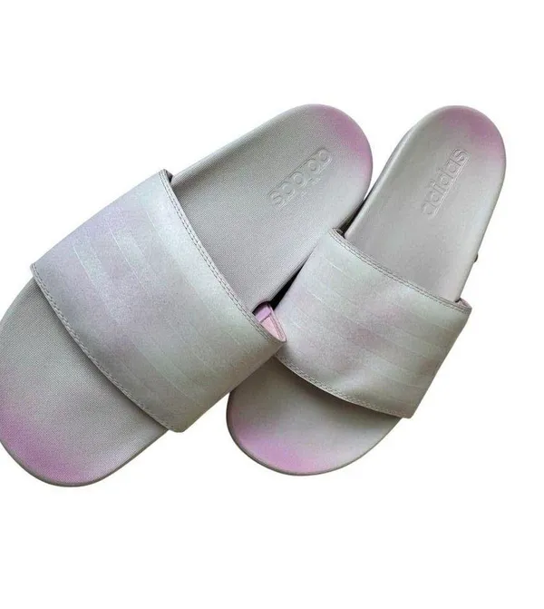Adidas Adilette Comfort Slides Women’s 8 Pink Ombre Slip-On Sandals FZ4878 - Image 3