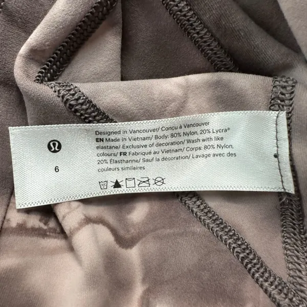 Lululemon Align T Shirt Diamond Dye Mink Bery Lunar Rock Shadow Grey Size 6 Nulu - Image 7