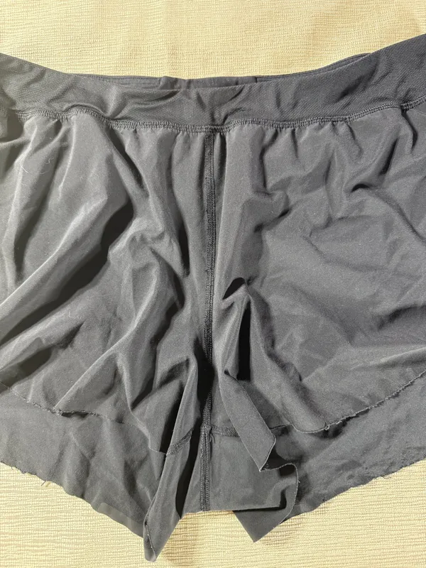 Lululemon Speed Shorts Womens Black Reflective Dots Running Lined Zip Pocket - Image 4