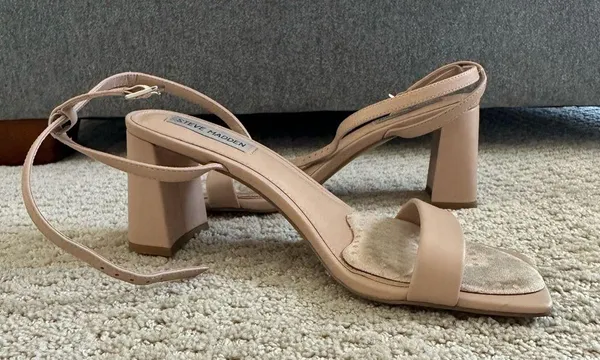 Steve Madden Nude Luxe Strappy Heels - Image 3