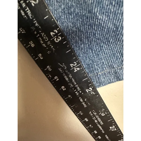 Kancan High Rise Distressed Straight Leg Jeans Blue 1/24 Boho Grunge - Image 5