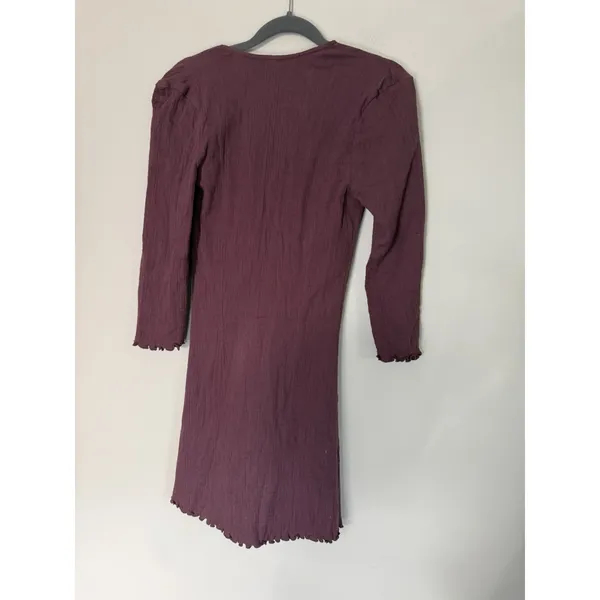 Free People Kianni Mini Dress Chocolate Merlot NWT SZ Small NEW - Image 6