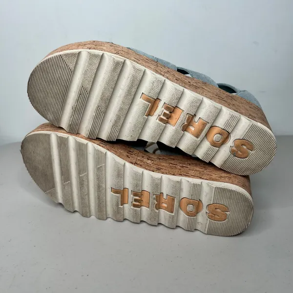 Sorel Cameron Lace Up Gladiator Flatform Size 9 - Image 6