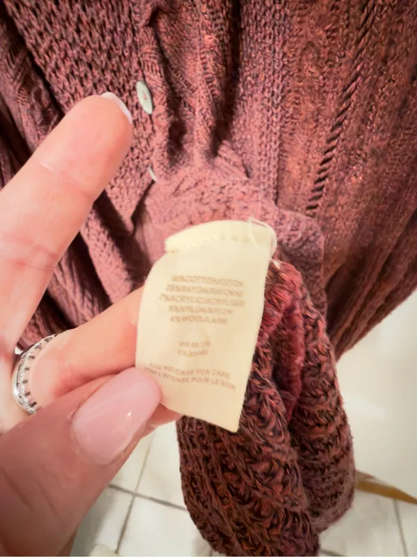 Free People Hemingway Cape Cardigan Size Small - Image 7