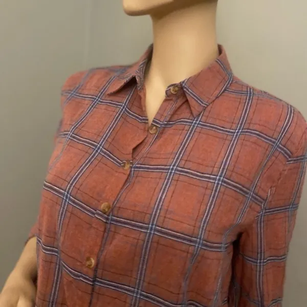 Entro Plaid babydoll blouse. 6 for‎ $36 - Image 4
