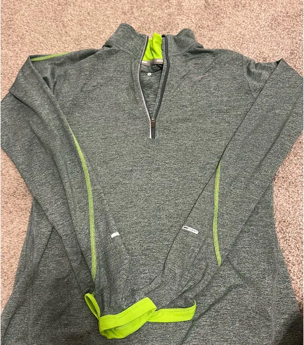 Nike Running Long Dri-Fit Sleeve Quarter-Zip Pullover - Image 2