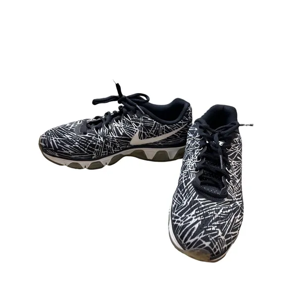 Nike Tailwind 8 woman’s black and white running shoes sneakers size 9 SKU 3323 - Image 3