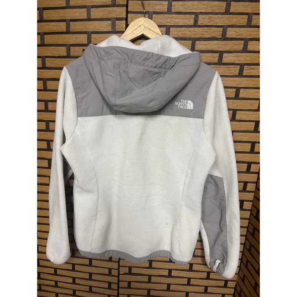 The North Face White Fleece Polartec Jacket Size‎ Medium - Image 2