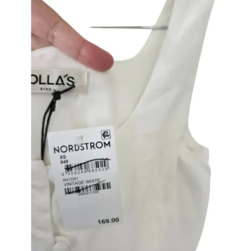 Rolla's Leoni Dress Size XS White‎ Sleeveless Midi NWT - Image 6
