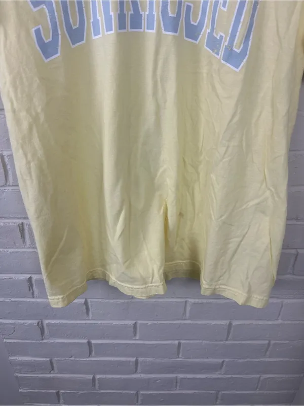 Sunkissed Coconut Yellow Logo Tee Size L Size L - Image 3